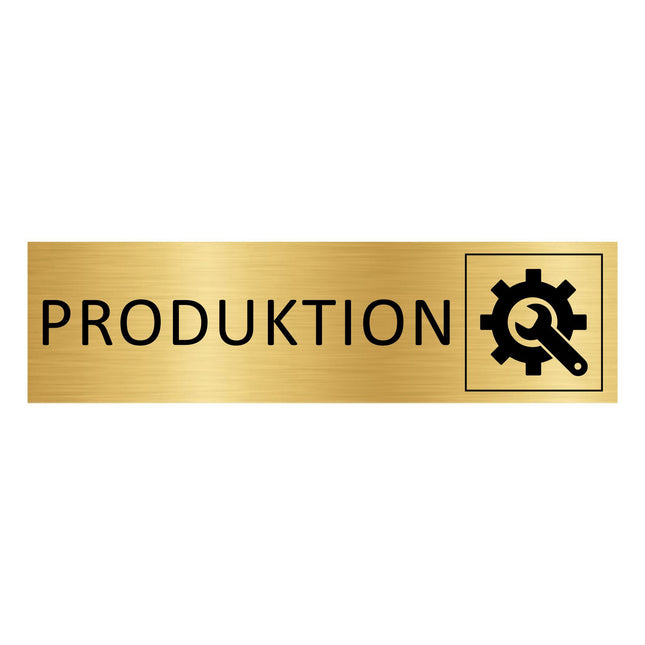 Türschild Produktion