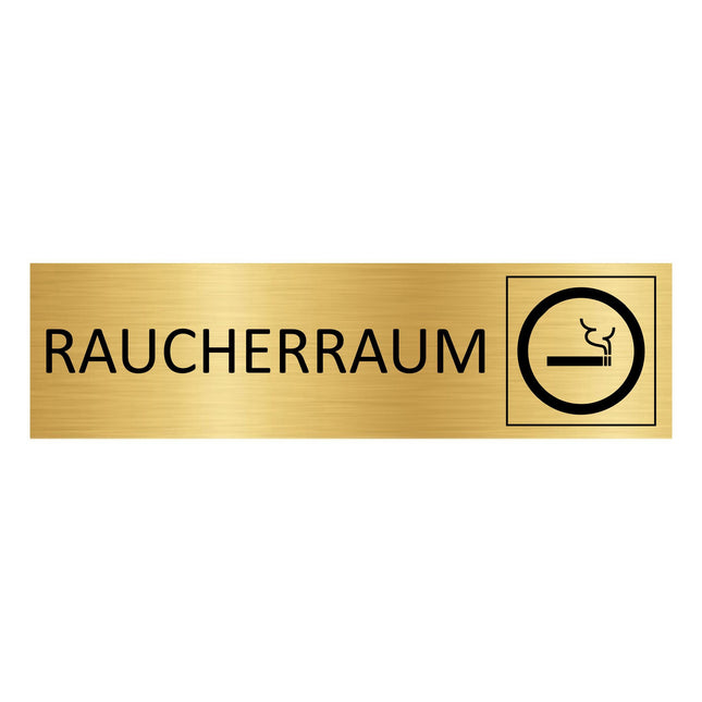 Türschild Raucherraum