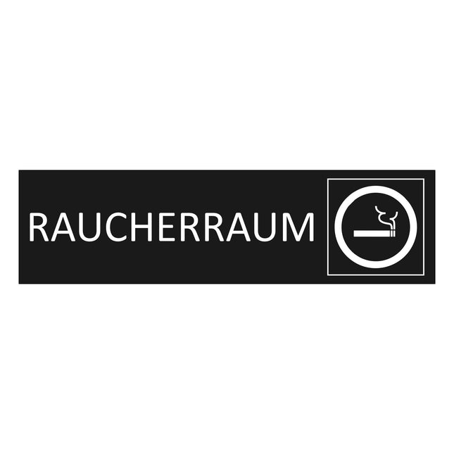 Türschild Raucherraum