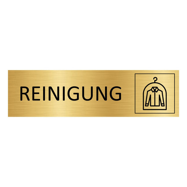 Türschild Reinigung