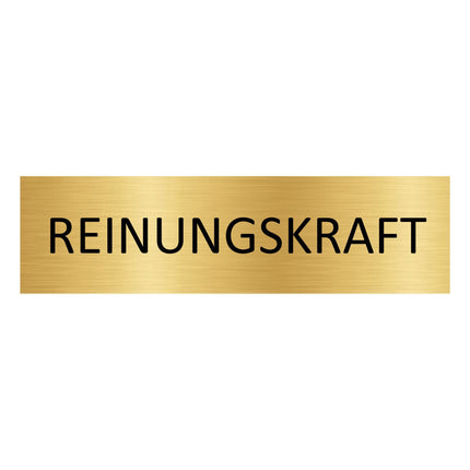 Türschild Reinigungskraft