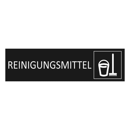 Türschild Reinigungsmittel