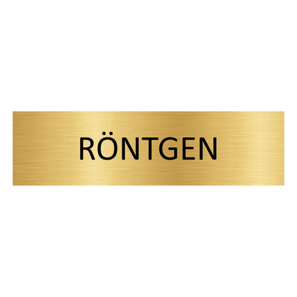 Türschild Röntgen