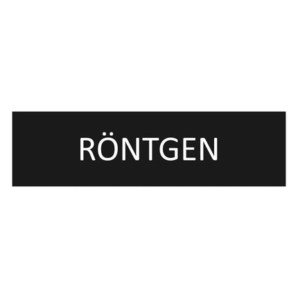 Türschild Röntgen
