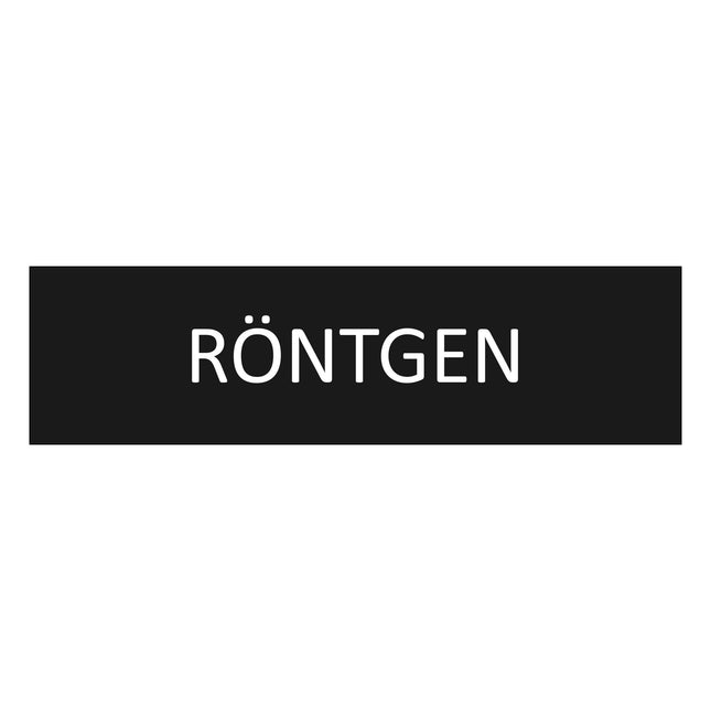 Türschild Röntgen