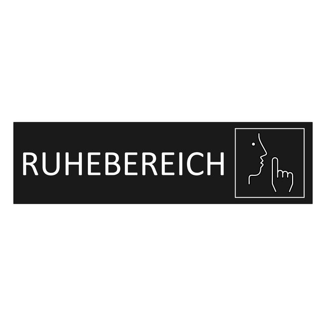 Türschild Ruhebereich