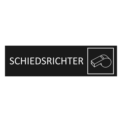 Türschild Schiedsrichter