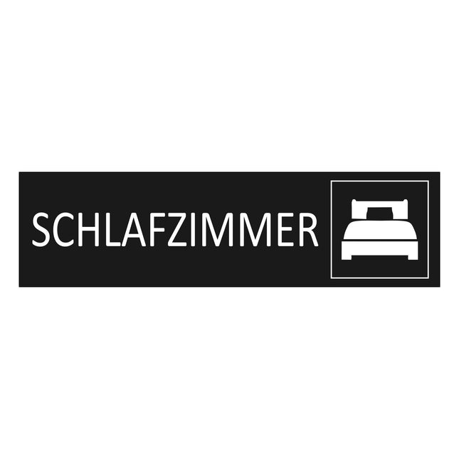Türschild Schlafzimmer