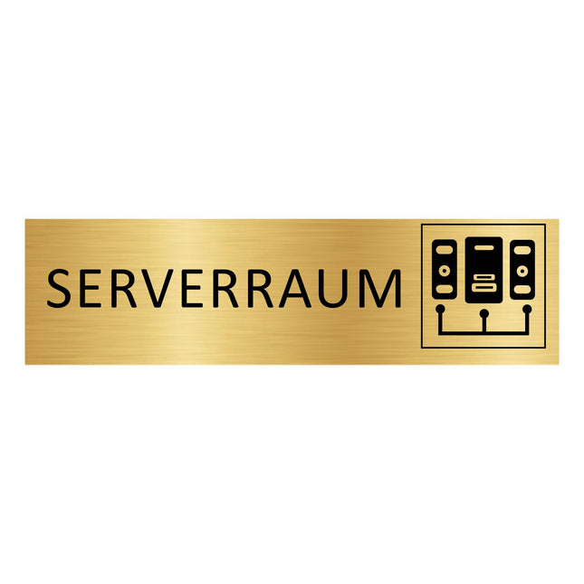 Türschild Serverraum