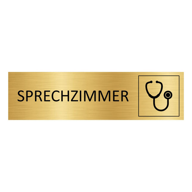 Türschild Sprechzimmer