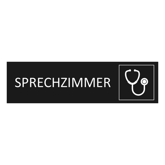 Türschild Sprechzimmer