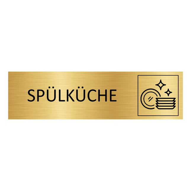 Türschild Spülküche