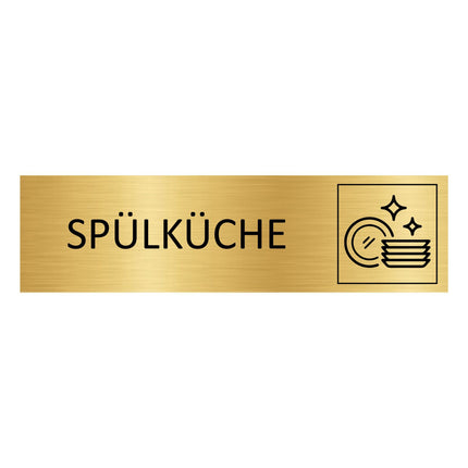 Türschild Spülküche