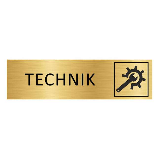 Türschild Technik