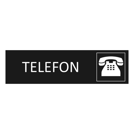 Türschild Telefon