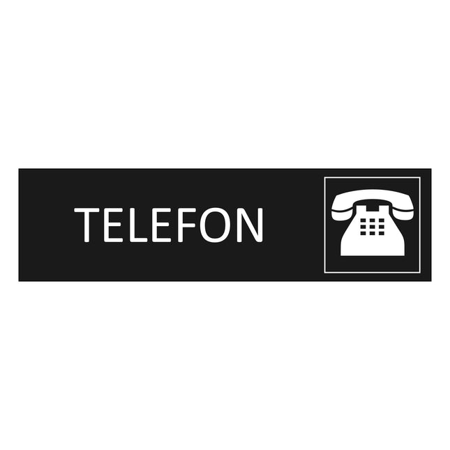 Türschild Telefon