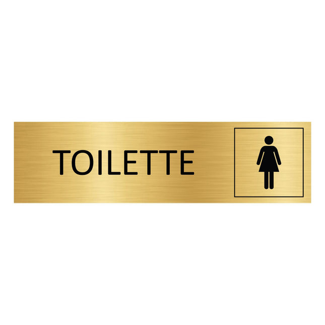 Türschild Toilette Damen
