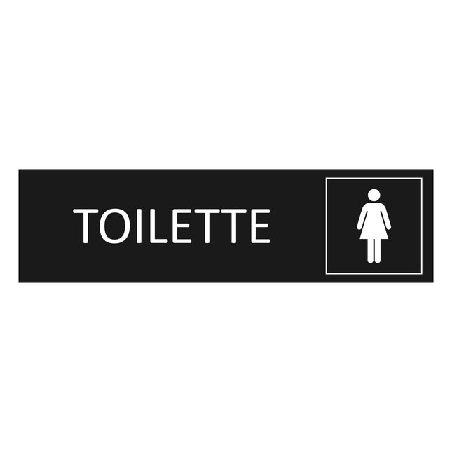 Türschild Toilette Damen