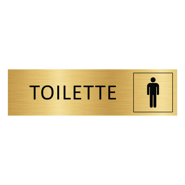 Türschild Toilette Herren