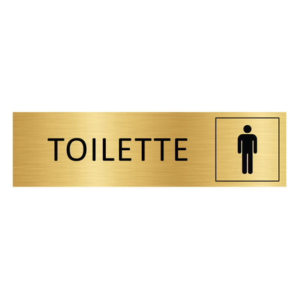 Türschild Toilette Herren