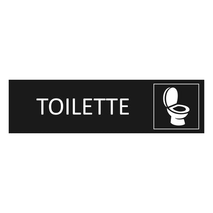 Türschild Toilette neutral