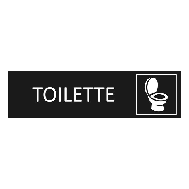 Türschild Toilette neutral