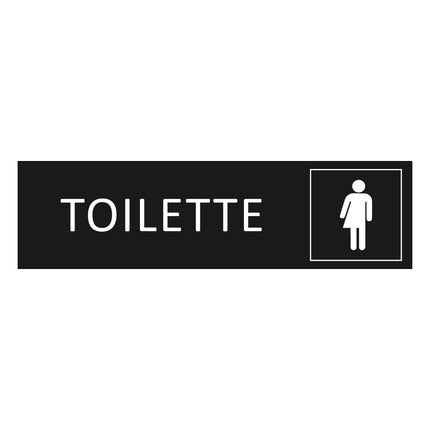Türschild Toilette Unisex