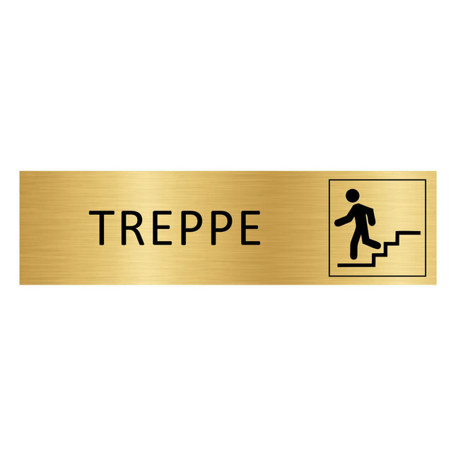 Türschild Treppe