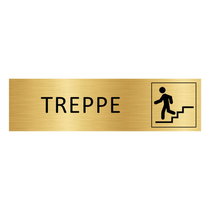 Türschild Treppe