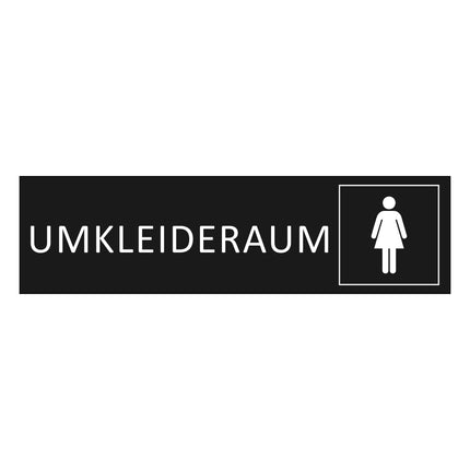 Türschild Umkleideraum Damen