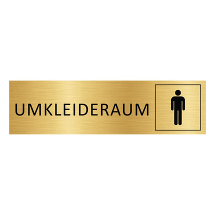 Türschild Umkleideraum Herren