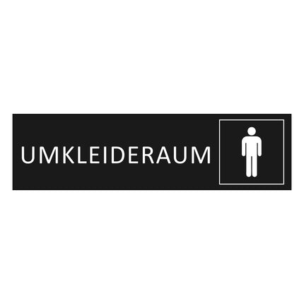 Türschild Umkleideraum Herren