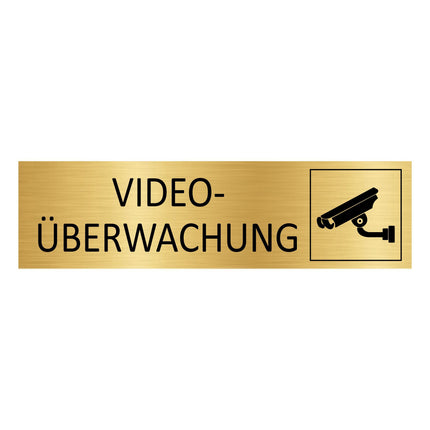 Türschild Videoüberwachung