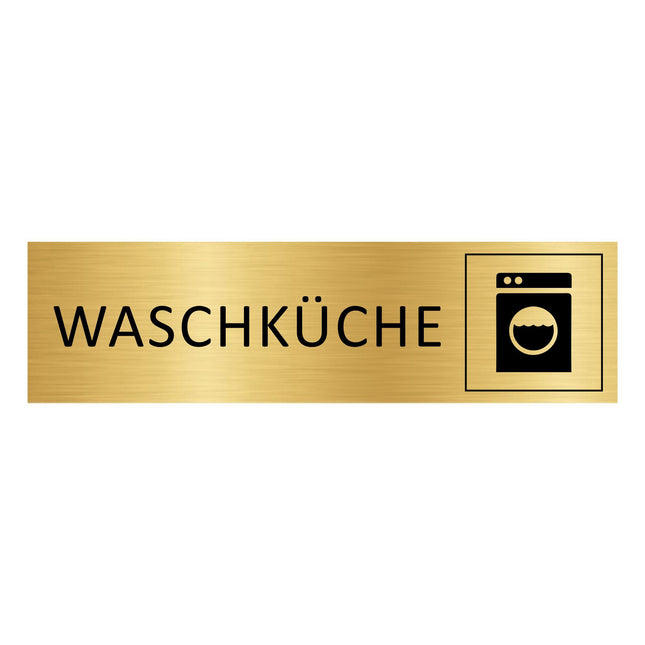 Türschild Waschküche