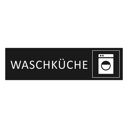 Türschild Waschküche