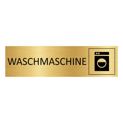 Türschild Waschmaschine