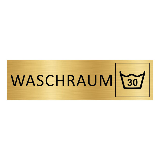 Türschild Waschraum