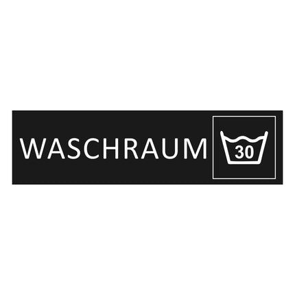 Türschild Waschraum