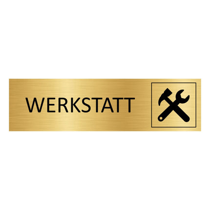 Türschild Werkstatt