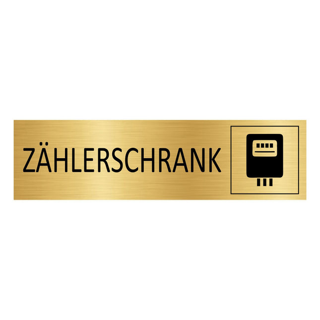 Türschild Zählerschrank