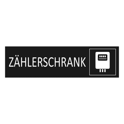 Türschild Zählerschrank