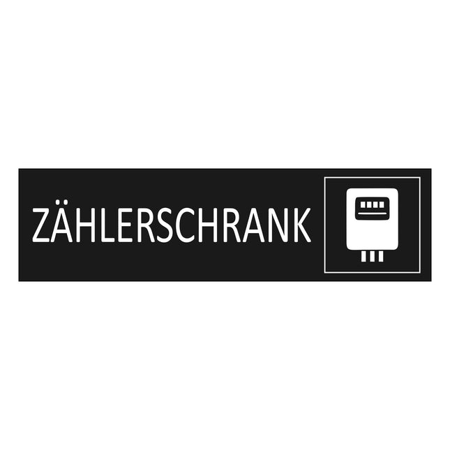 Türschild Zählerschrank