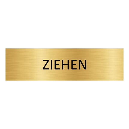 Türschild Ziehen