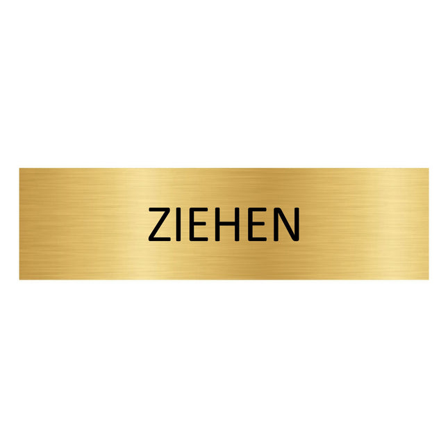 Türschild Ziehen