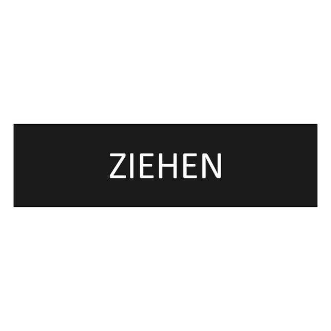 Türschild Ziehen
