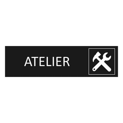 Türschild Atelier
