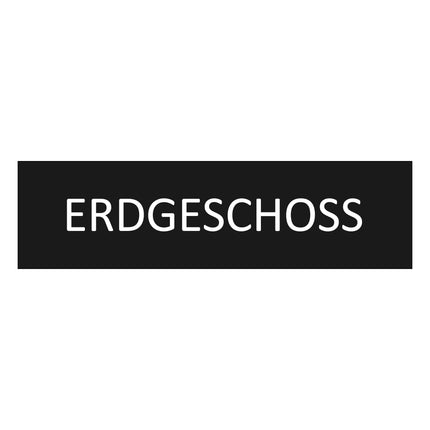Türschild Erdgeschoss