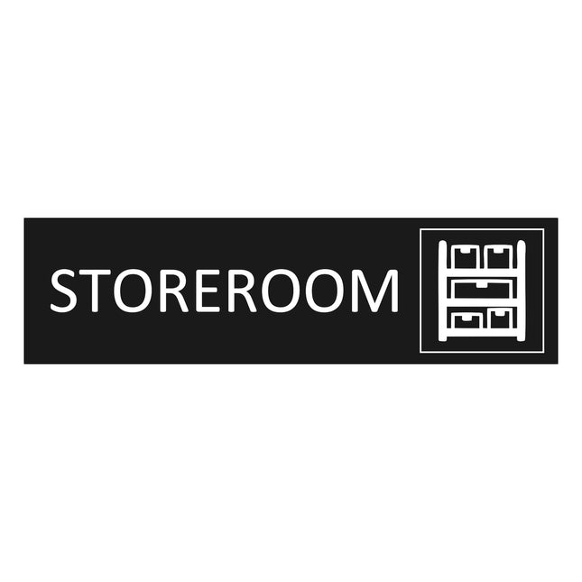 Türschild Storeroom