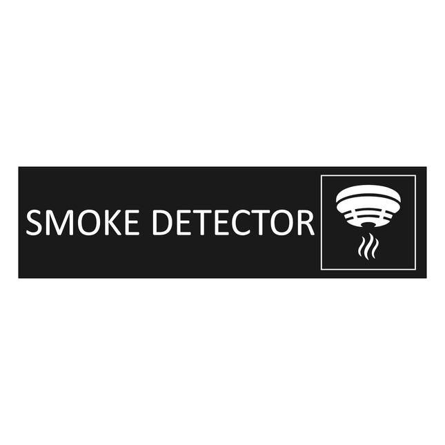 Türschild Smoke Detector
