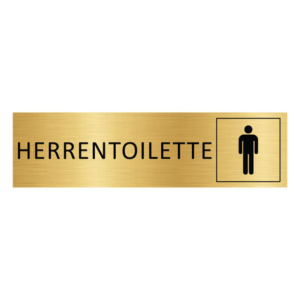 Türschild Herrentoilette